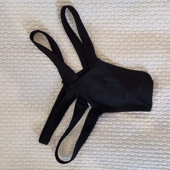 Brand new strappy bikini bottom size S-M (tag reads L but fits small) - Picture 1 of 3